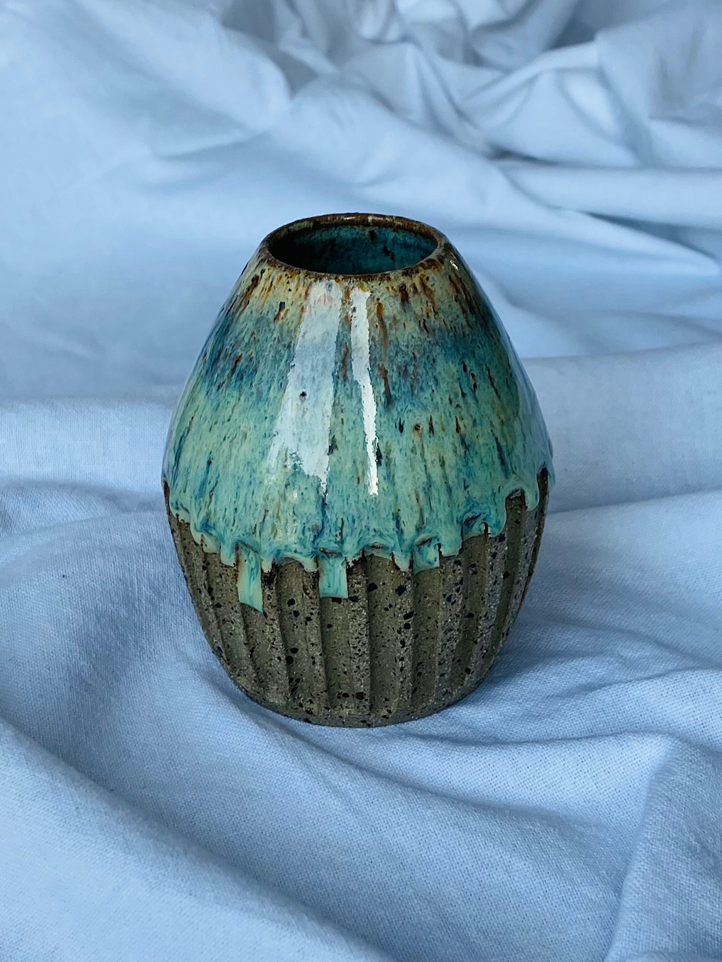 Fluted vase